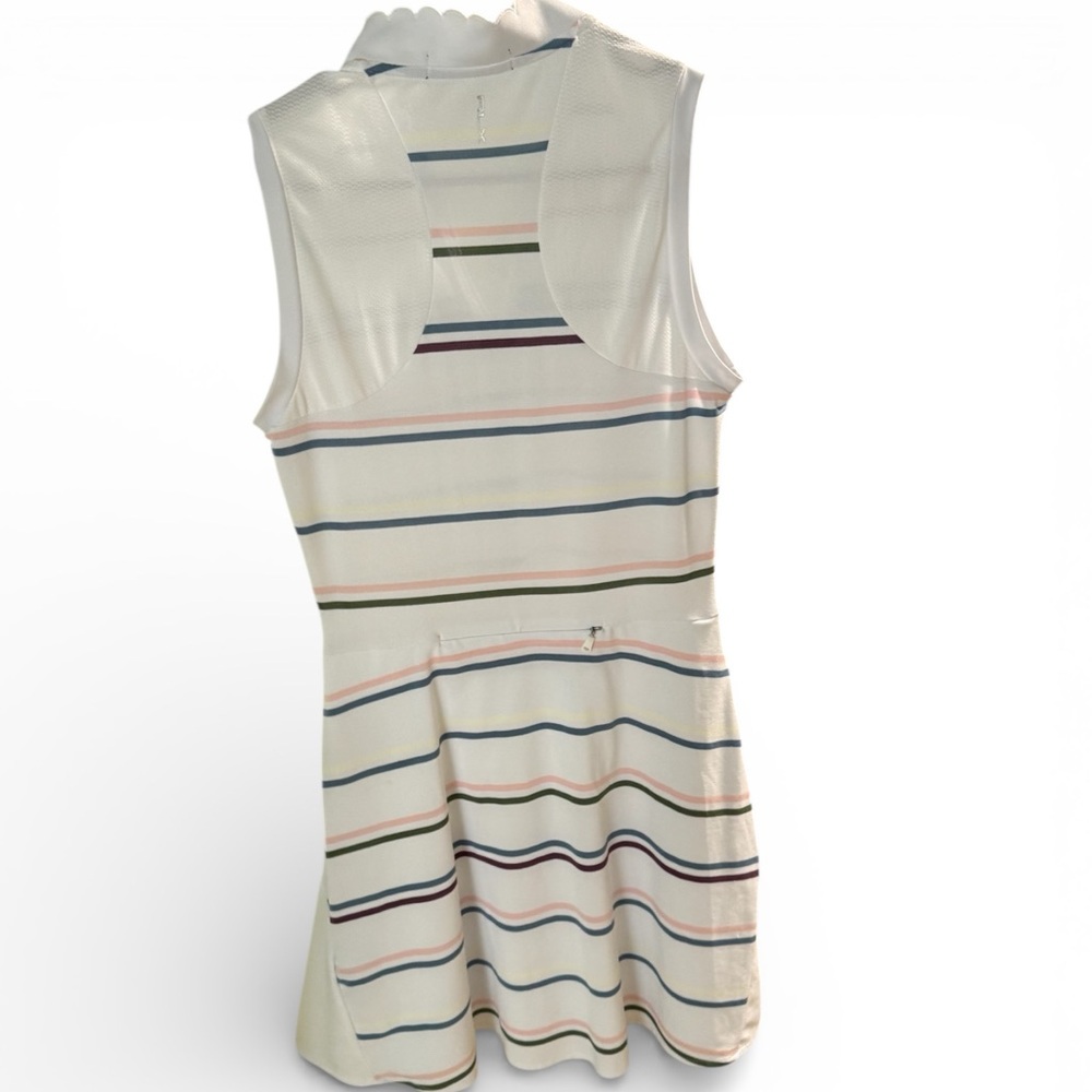 RLX Ralph Lauren Golf and Tennis Striped Pique Dress White with Stripes. Size S - Picture 5 of 5